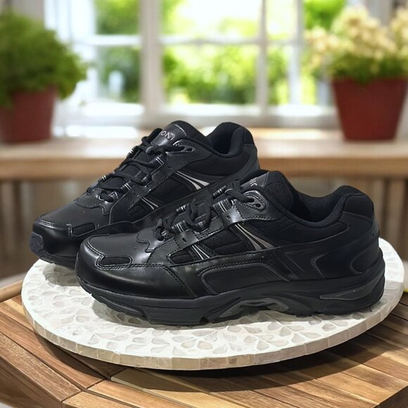 Vionic Walker Classic Men’s 11 Wide Leather Walking Shoes Orthotic Support Comfy - Picture 10 of 13